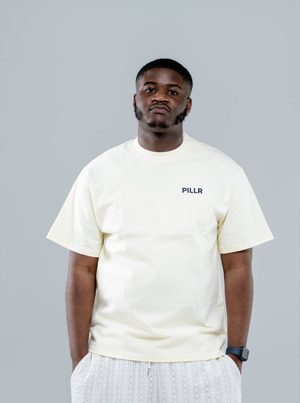 PILLR Faith Over Fear Tee - Apricot