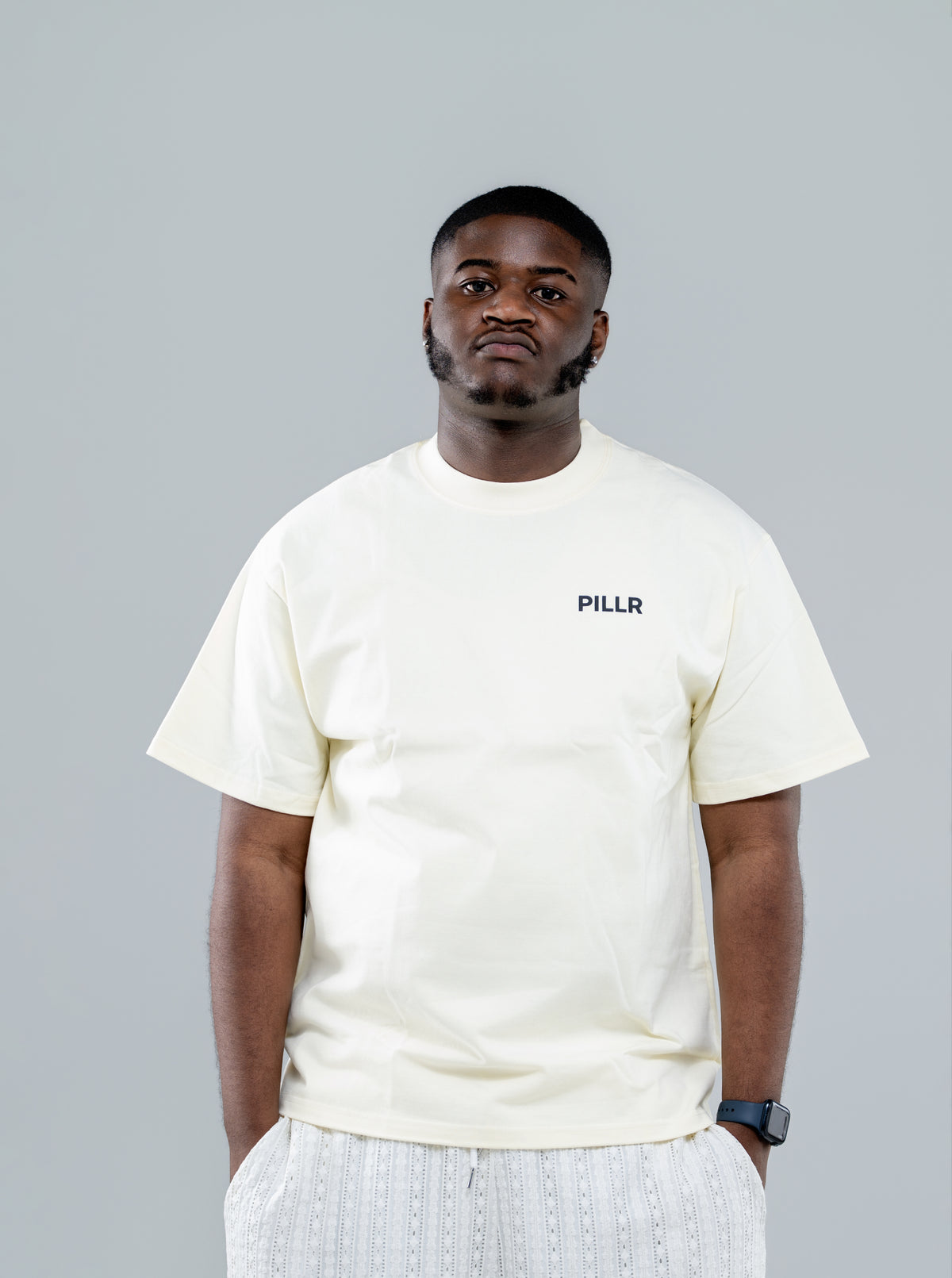 PILLR Faith Over Fear Tee - Apricot