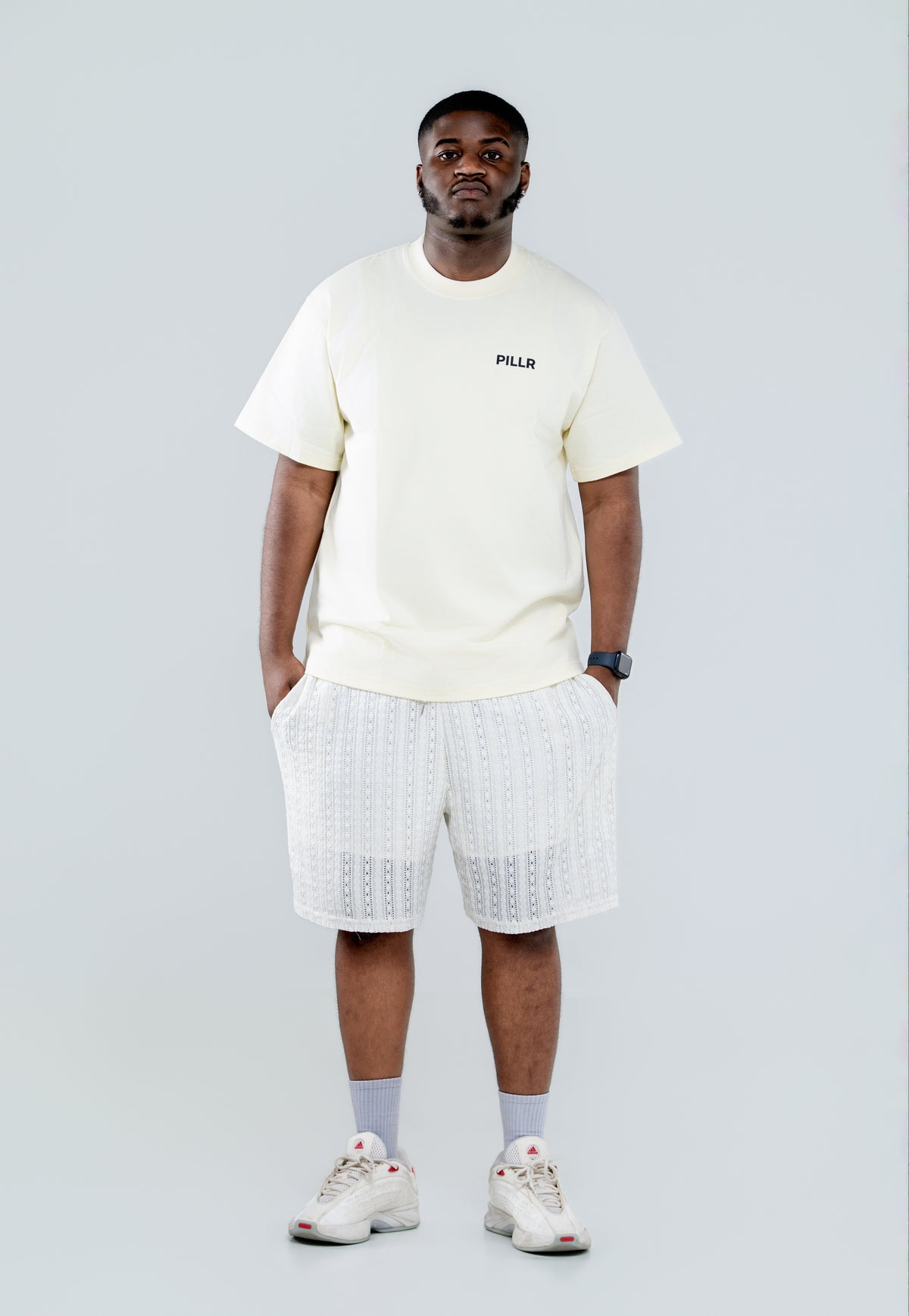 PILLR Faith Over Fear Tee - Apricot