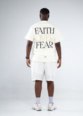 PILLR Faith Over Fear Tee - Apricot