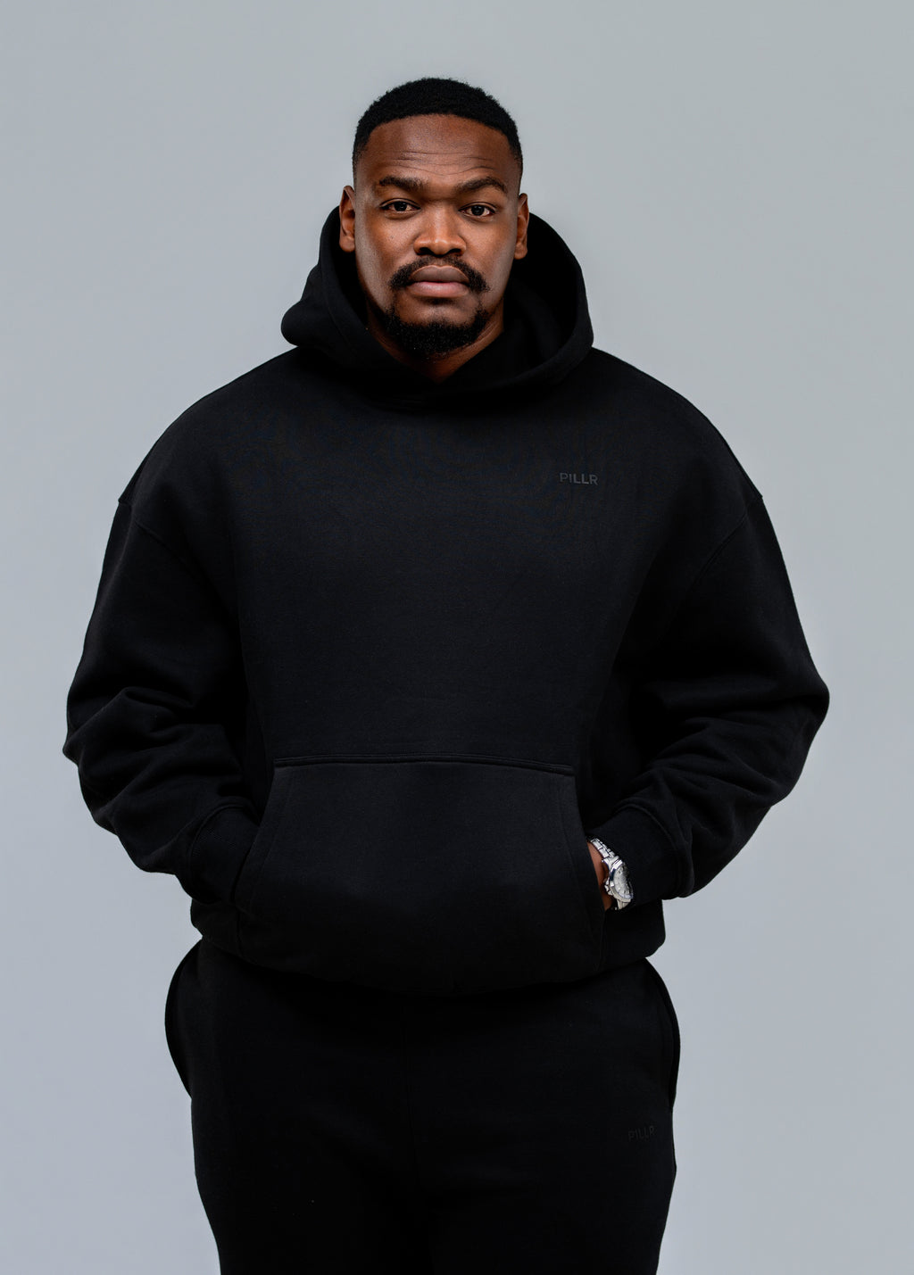Black Heavyweight Tracksuit