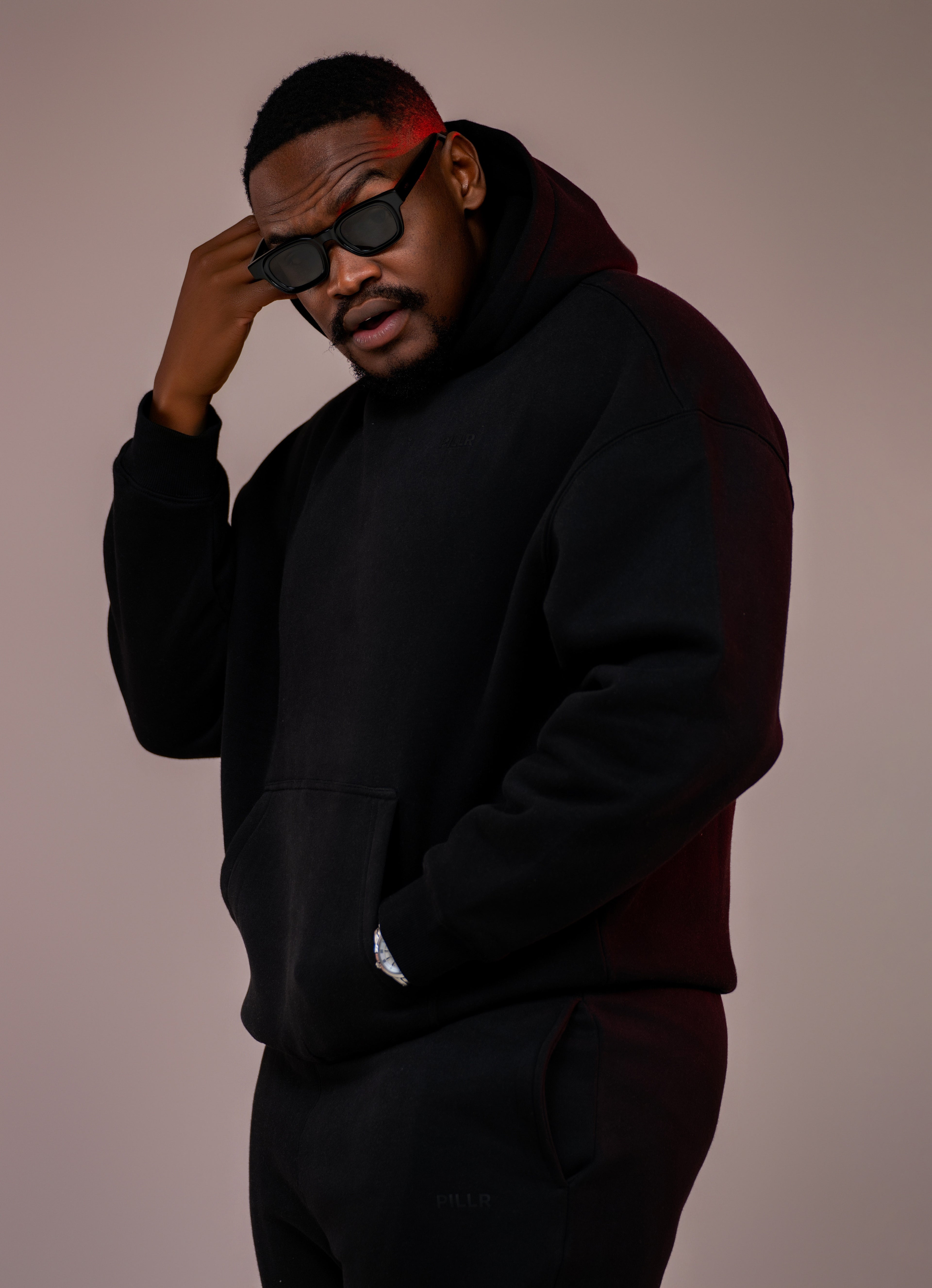 Black Heavyweight Tracksuit