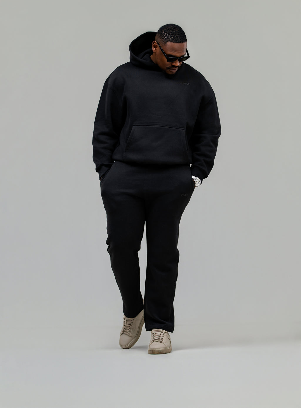 Black Heavyweight Tracksuit