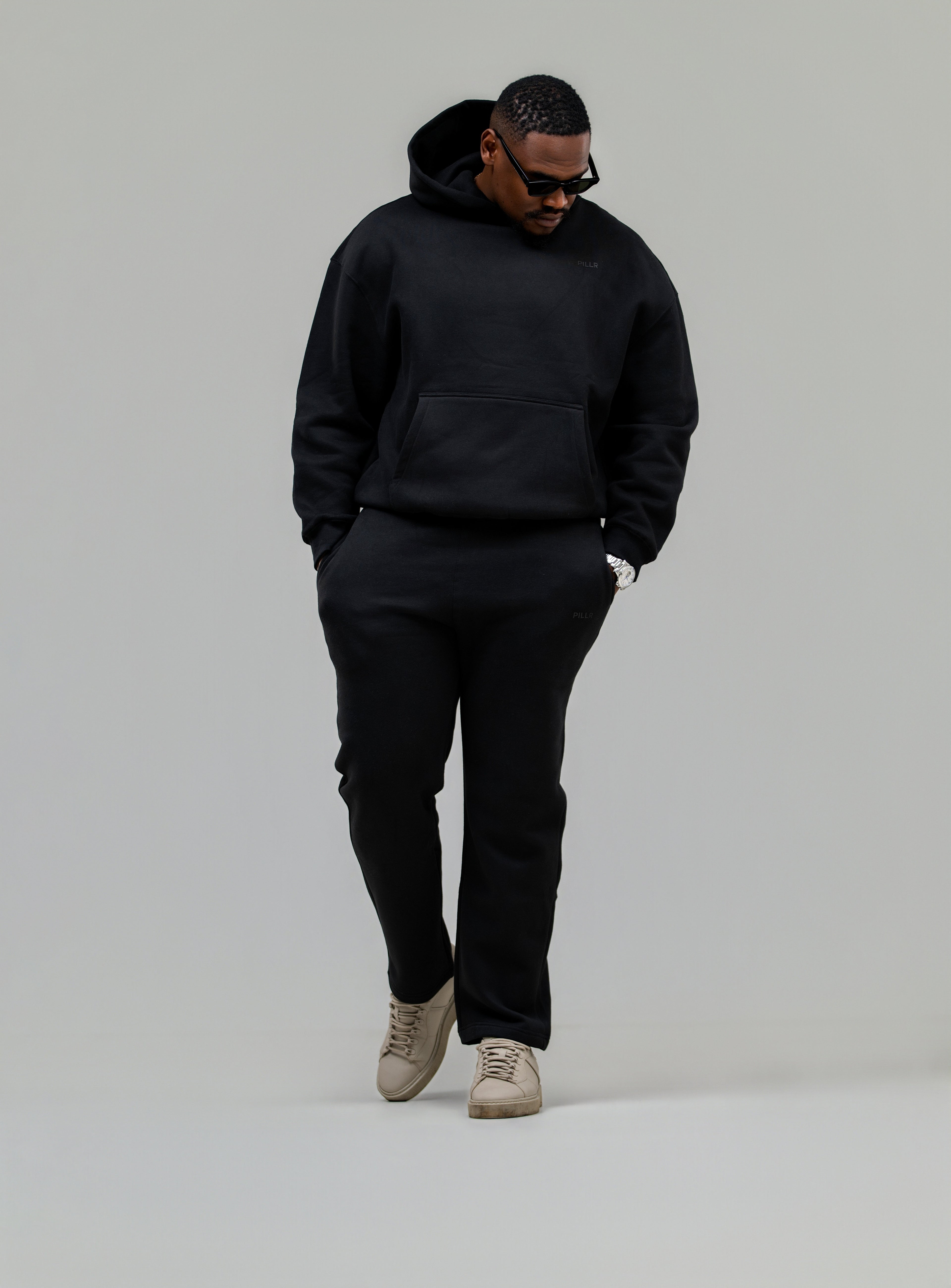 Black Heavyweight Tracksuit