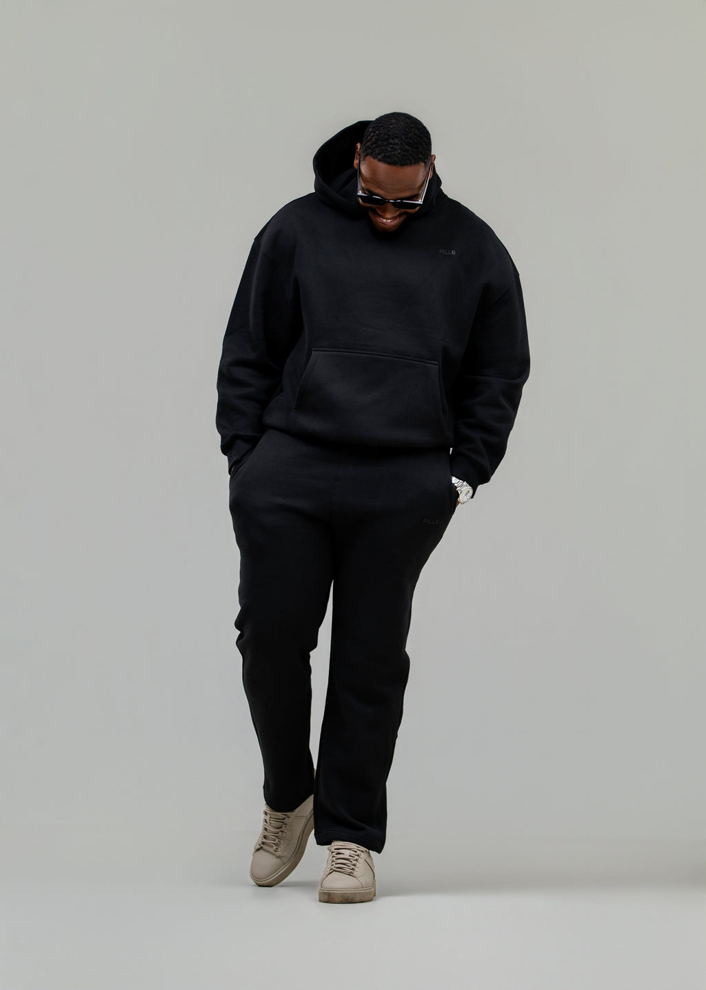 Black Heavyweight Tracksuit