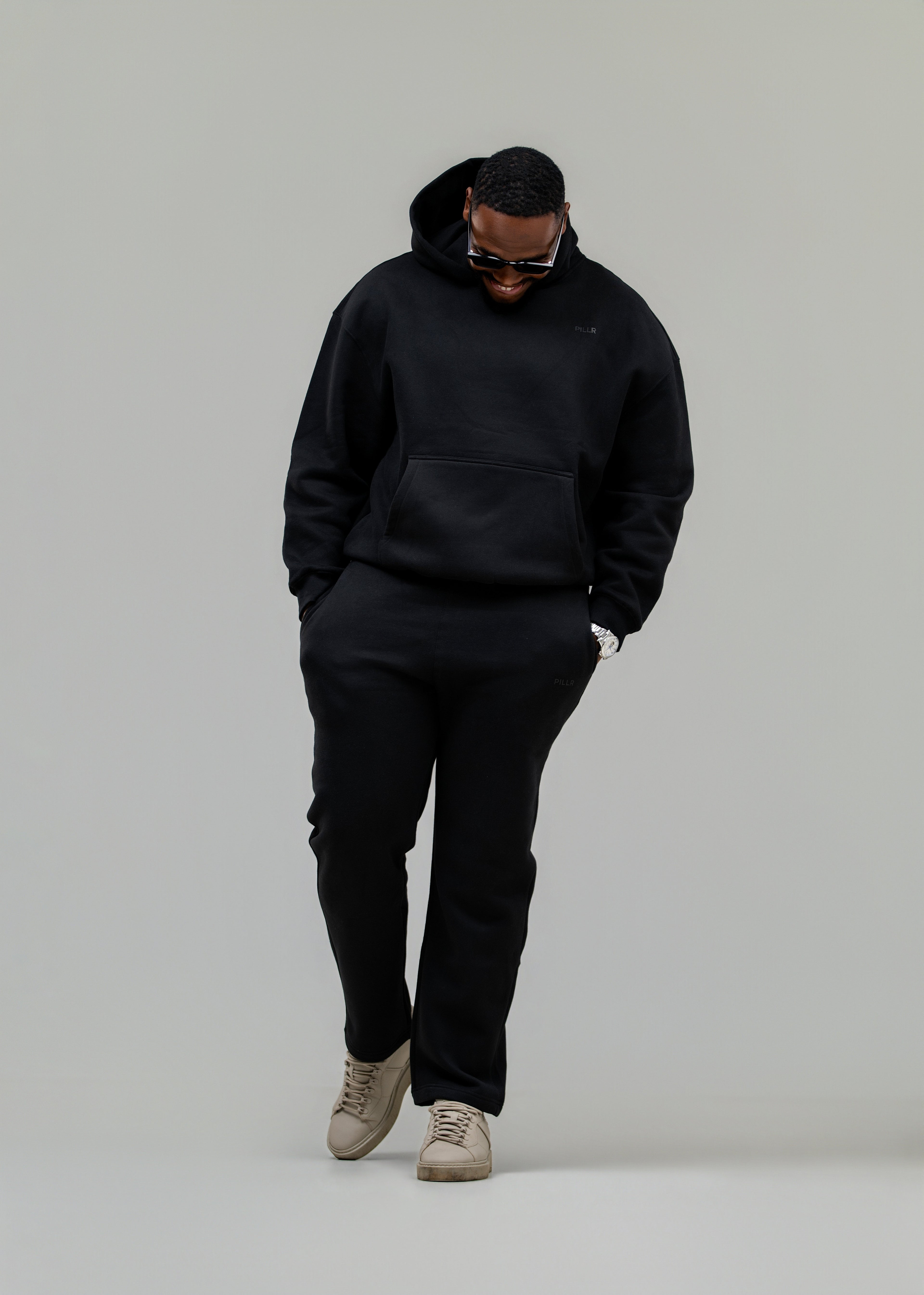 Black Heavyweight Tracksuit