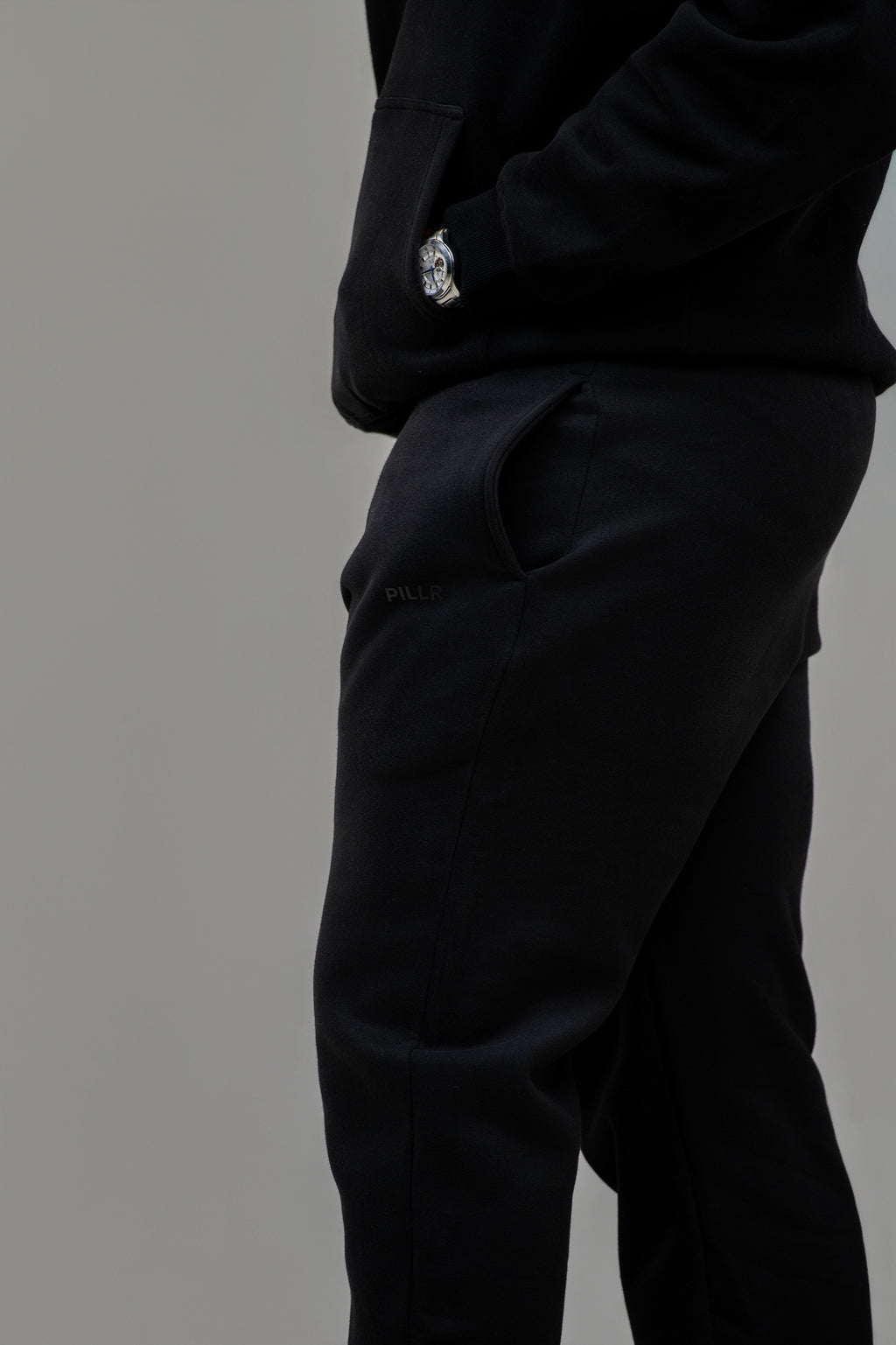 Black Heavyweight Tracksuit
