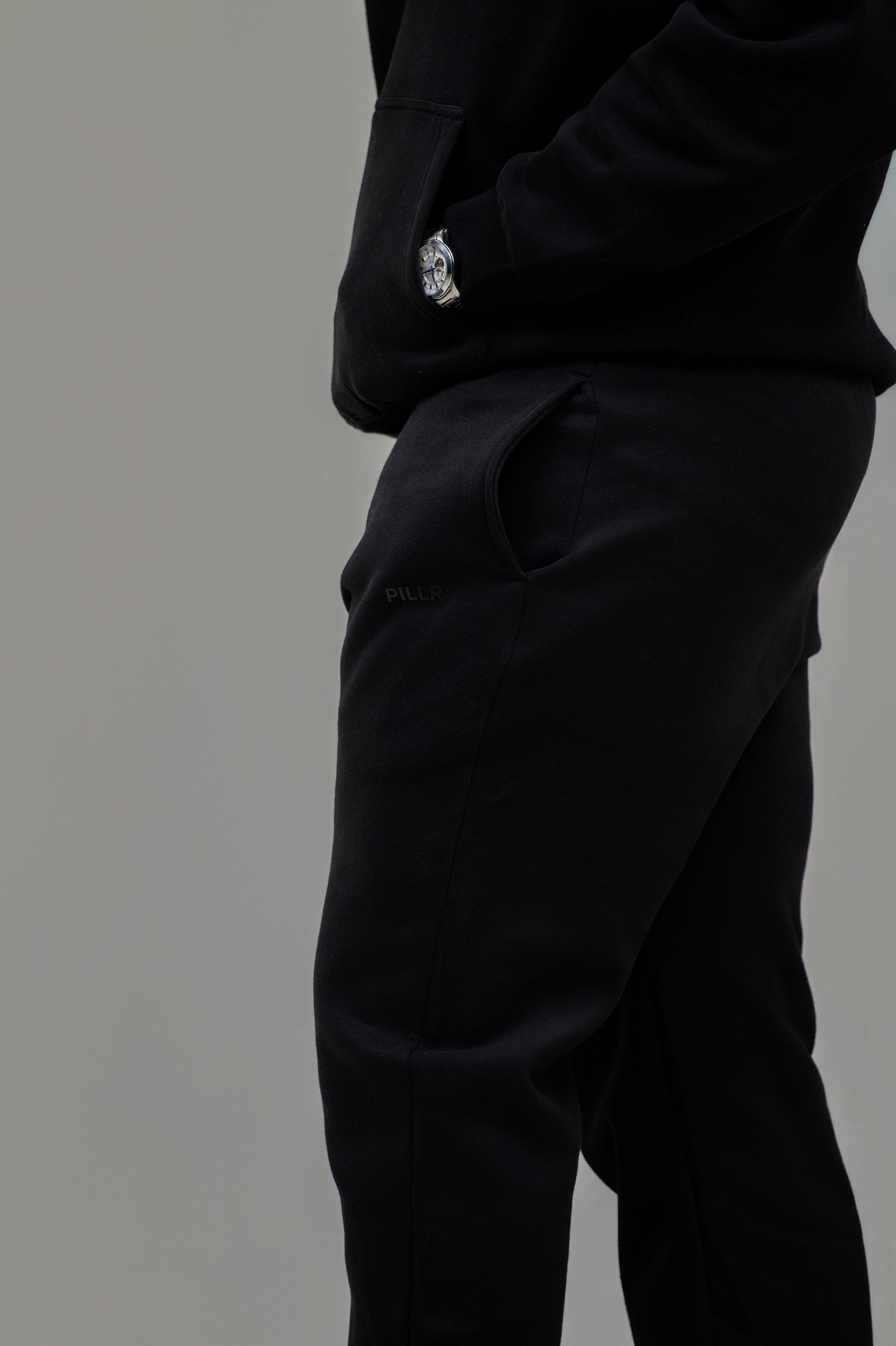 Black Heavyweight Tracksuit
