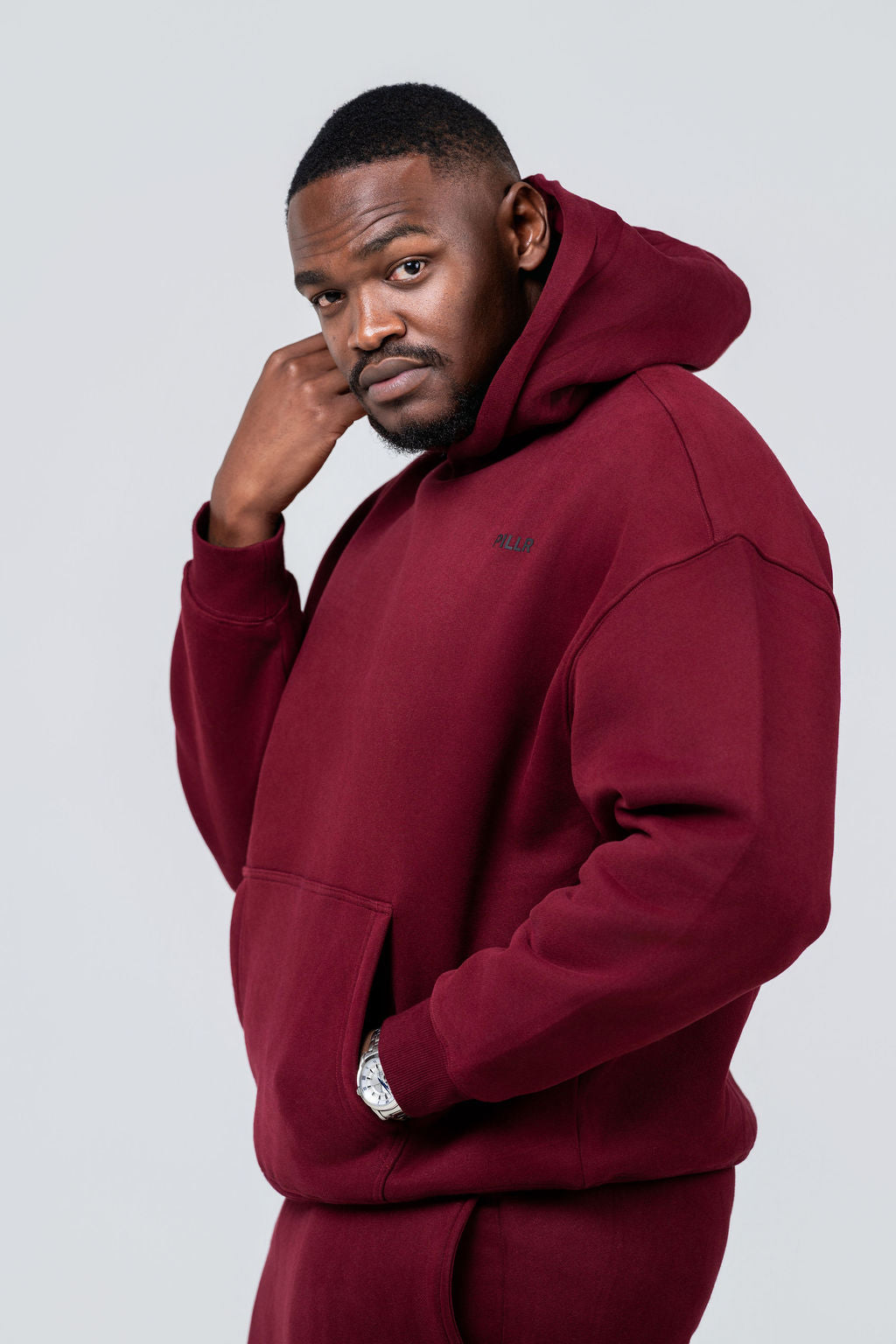 PILLR Tracksuit - Burgundy