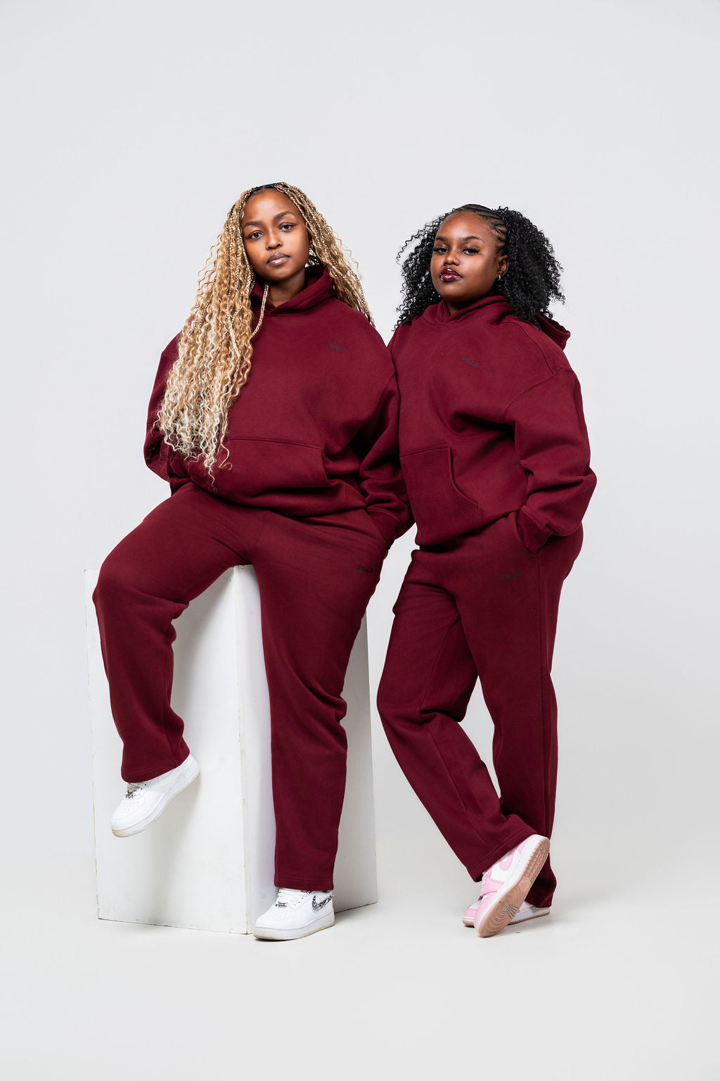 PILLR Tracksuit - Burgundy
